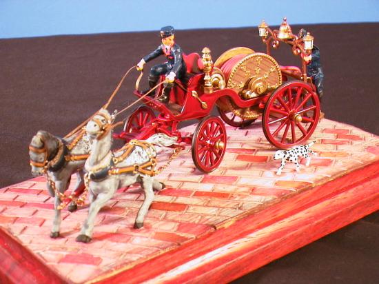 Antique Fire Wagon Model