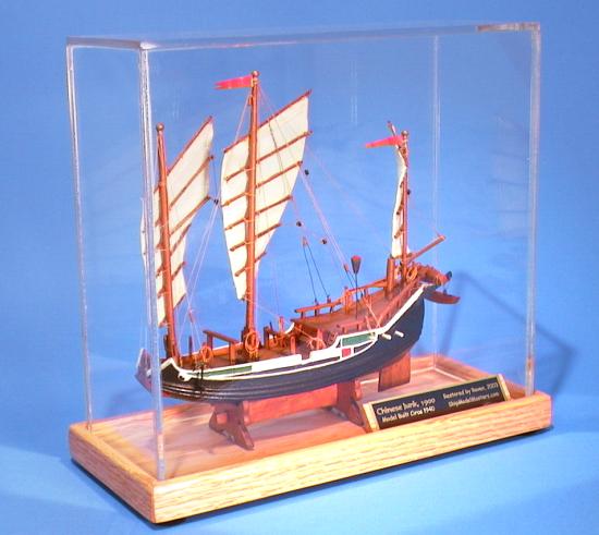 Chinese Ship Model in Case