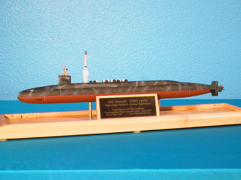 USS Nevada SSBN-733 Submarine Model