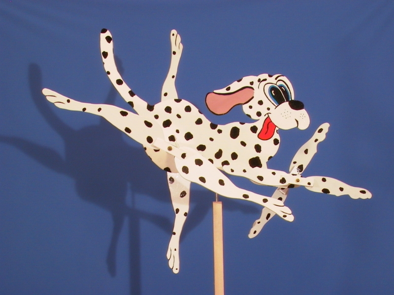 Dalmatian Dog Whirligig