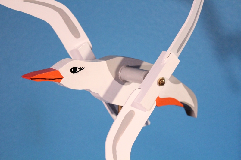 Seagull Smiling Wind Toy Whirligig